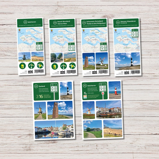 Alle fietskaarten (bundel met 10 kaarten)