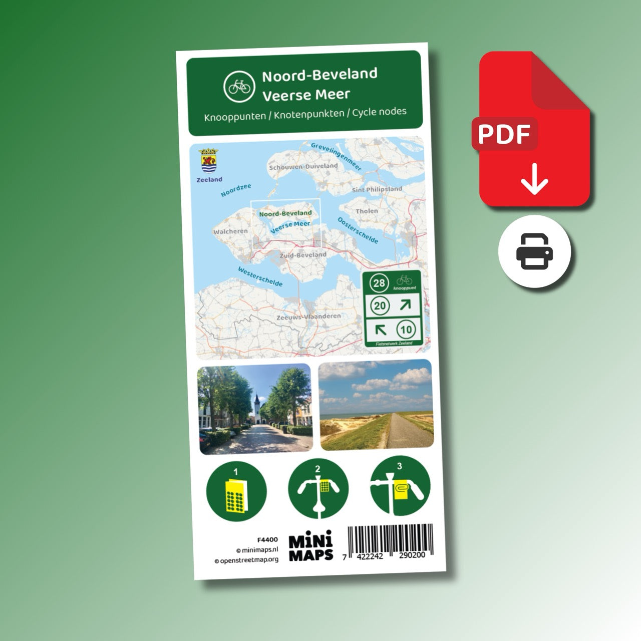 Alle digitale fietskaarten (bundel met 8 downloads)