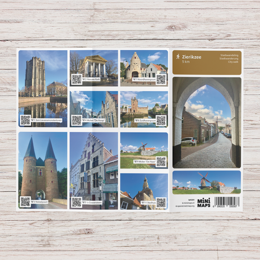 Wandelkaart Zierikzee - Stadswandeling