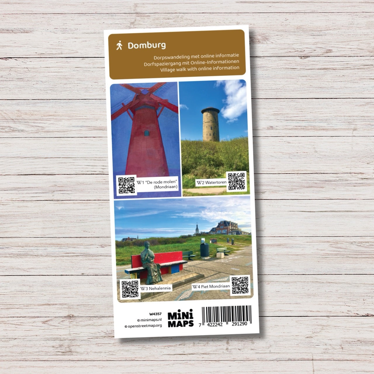 Wandelkaart Domburg - Dorpswandeling