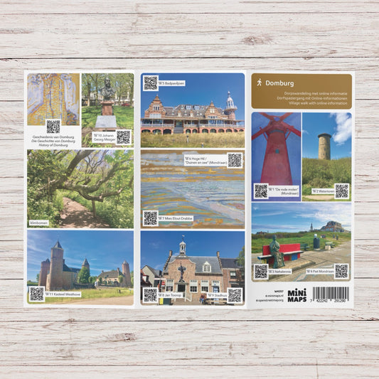 Wandelkaart Domburg - Dorpswandeling