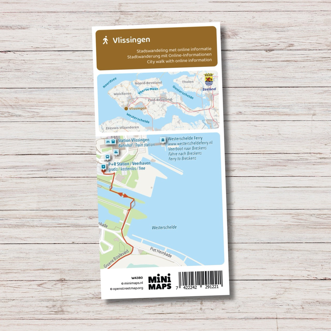 Wandelkaart Vlissingen - Stadswandeling